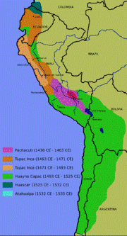 mapa inca